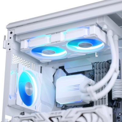 Dissipatore a Liquido PHANTEKS Glacier One 240D30 DRGB 240mm Bianco Dissipatore a Liquido PHANTEKS Glacier One 240D30 DRGB 240mm Bianco