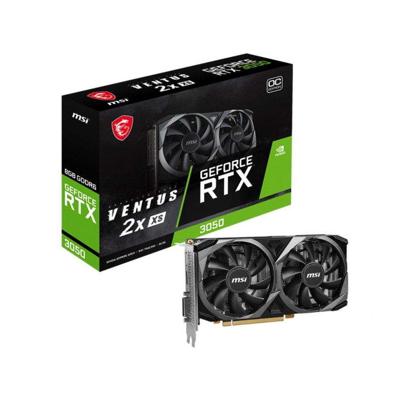 Scheda video MSI GeForce RTX 3050 8GB Ventus 2X XS OC