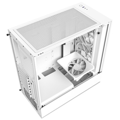 Case NZXT H5 Elite RGB Midi-Tower Bianco