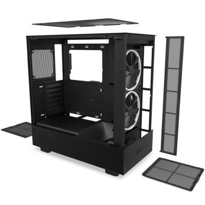 Case NZXT H5 Elite RGB Midi-Tower Nero