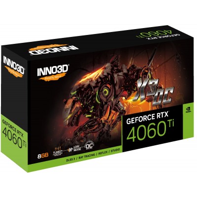 Scheda video Inno3D GeForce RTX 4060TI 8GB X3 OC