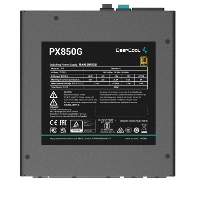 Alimentatore DeepCool PX850G 850 W 20+4 pin ATX ATX Nero