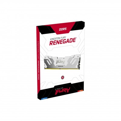 RAM KINGSTON FURY RENEGADE DDR5 6000Mhz 32GB (2x16) RGB XMP 3.0 CL32 BIANCO
