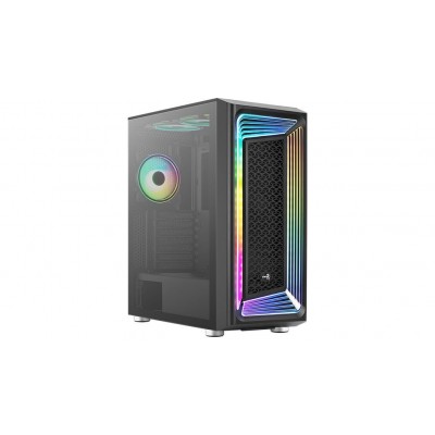 Case Aerocool Interstellar G BK V1 Midi Tower Nero Vetro Temperato