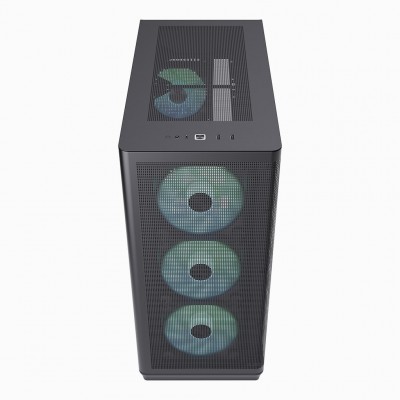 Case APNX C1 Midi-Tower ATX Vetro Temperato Nero