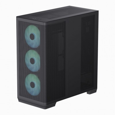 Case APNX C1 Midi-Tower ATX Vetro Temperato Nero