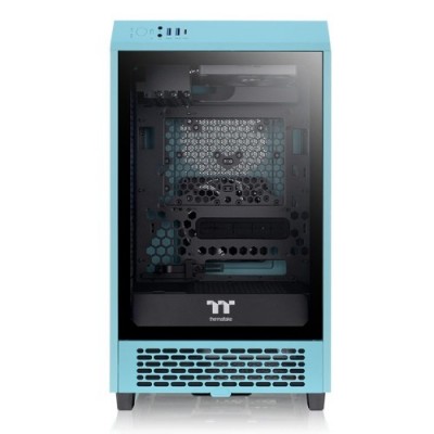 Case ThermalTake The Tower 200 Mini-Tower Vetro Temperato Turchese