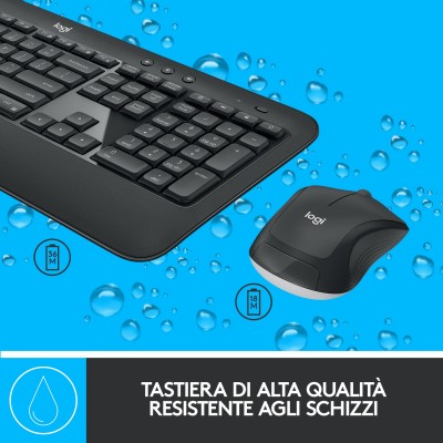 Tastiera + Mouse Logitech MK540 Advanced USB Unifying 2,4 GHz