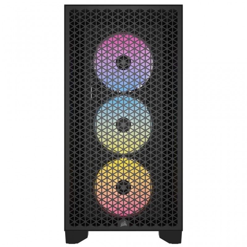 Case Corsair 3000D Airflow RGB Midi-Tower Vetro Temperato Nero