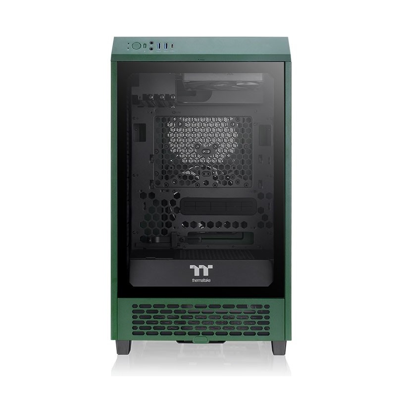 Case ThermalTake The Tower 200 Mini-Tower Vetro Temperato Verde