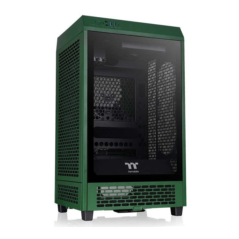 Case ThermalTake The Tower 200 Mini-Tower Vetro Temperato Verde