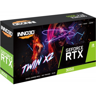 Scheda video Inno3D GeForce RTX 3050 8GB Twin X2