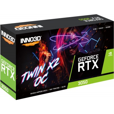 Scheda video Inno3D GeForce RTX 3050 8GB Twin X2 OC