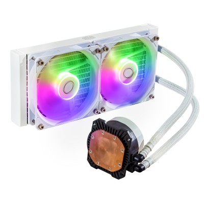 Dissipatore a Liquido Cooler Master MasterLiquid 240L Core ARGB Bianco