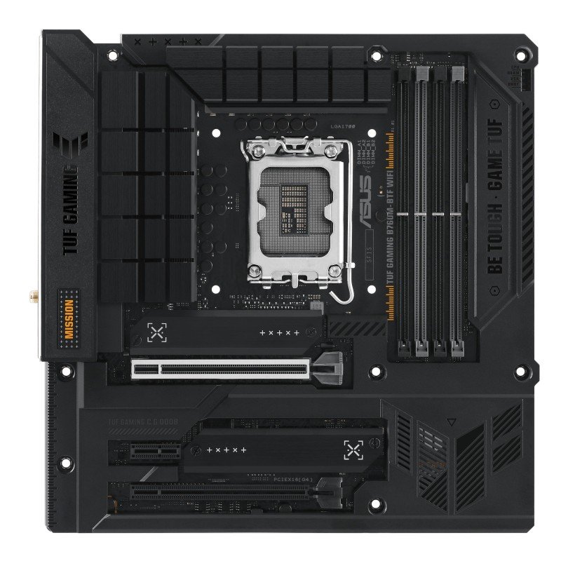 Scheda madre ASUS TUF B760M-PLUS GAMING BTF (WIFI) socket 1700