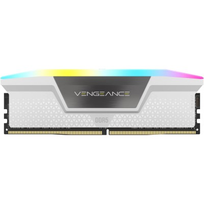 Ram CORSAIR VENGEANCE DDR5 6400Mhz 32 GB (2X16) RGB XMP 3.0 CL32 BIANCO