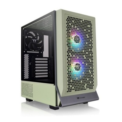 Case ThermalTake Ceres 300 TG Midi-Tower Vetro Temperato ARGB Verde Chiaro