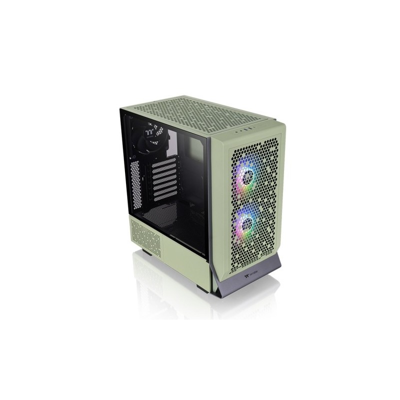 Case ThermalTake Ceres 300 TG Midi-Tower Vetro Temperato ARGB Verde Chiaro