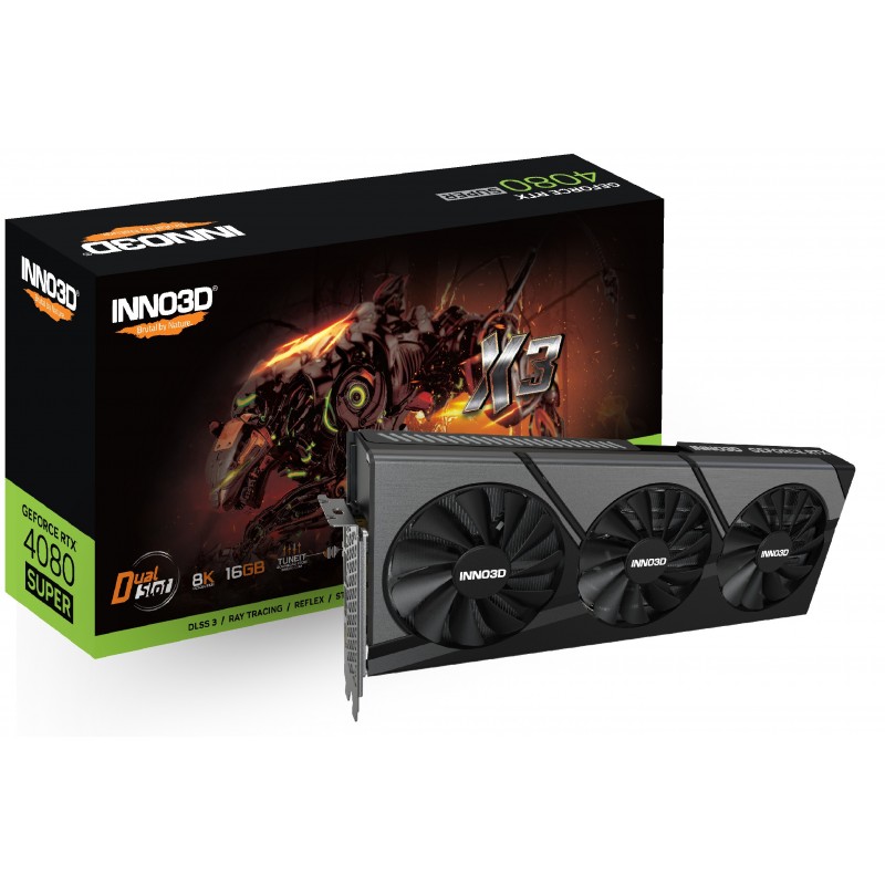 Scheda Video Inno3D GEFORCE RTX 4080 SUPER X3 NVIDIA 16 GB GDDR6X