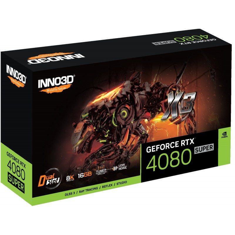 Scheda Video Inno3D GEFORCE RTX 4080 SUPER X3 NVIDIA 16 GB GDDR6X