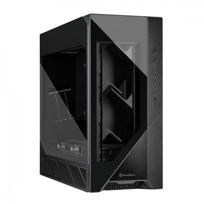 Case SilverStone ALTA F2 Big-Tower Vetro Temperato Nero