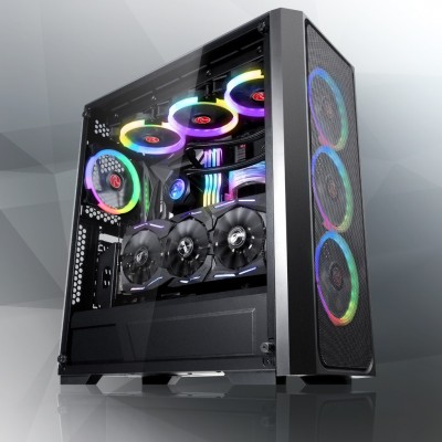 Case Raijintek PONOS MS4 Midi-Tower Full Mesh Nero