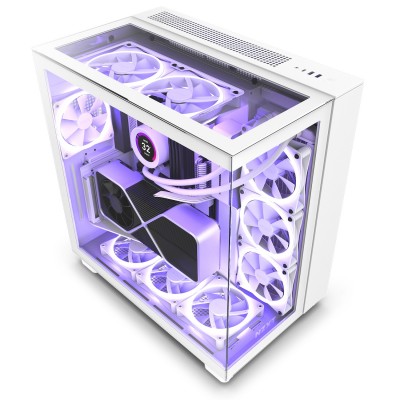 Case NZXT H9 Elite Midi-Tower Bianco