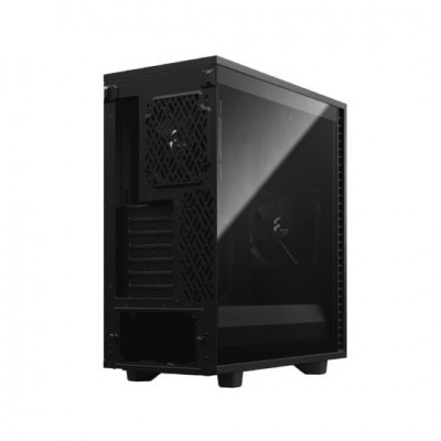 Case Fractal Design Define 7 Compact Black TG Midi Tower Vetro Temperato Nero