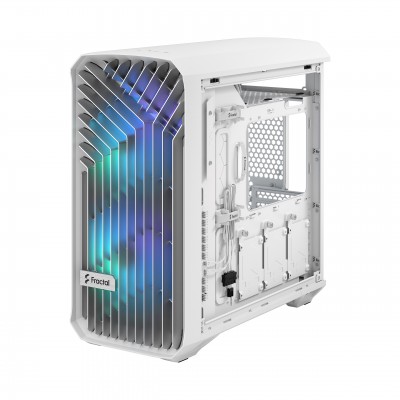 Case Fractal Design Compact RGB Midi-Tower Vetro Temperato Bianco