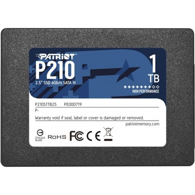 SSD SATA III PATRIOT P210 1TB SSD