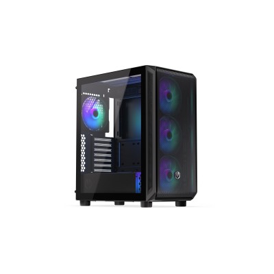 Case Endorfy ARX 500 ARGB Mini-Tower Vetro Temperato Nero