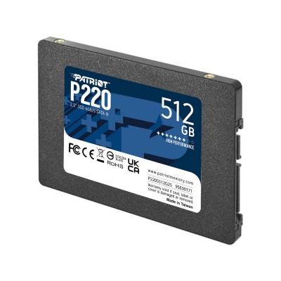 SSD SATA III PATRIOT P220 512GB SSD