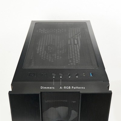 Case Chieftec Hunter 2 Midi-Tower LED RGB Nero