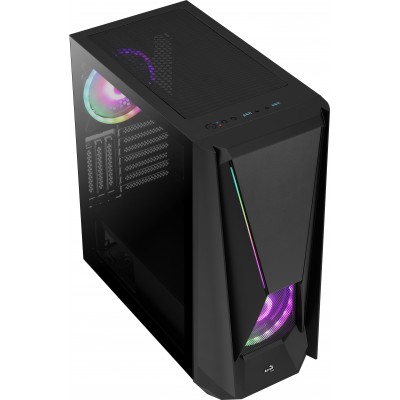 Case Aerocool Visor Midi-Tower LED RGB Nero