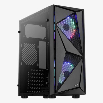 Case Aerocool Mecha v2 Midi-Tower RGB Nero