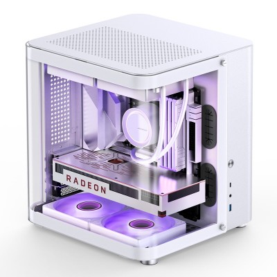 Case Jonsbo TK-1 2.0 Micro-ATX Vetro Temperato Bianco