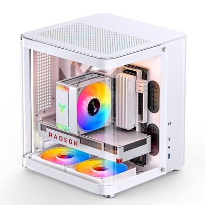 Case Jonsbo TK-1 2.0 Micro-ATX Vetro Temperato Bianco