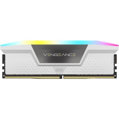 Ram CORSAIR VENGEANCE DDR5 5200Mhz 64GB (2X32) RGB XMP 3.0 CL40 BIANCO