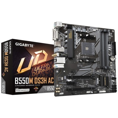 Scheda madre GIGABYTE GA-B550M-DS3H AC socket AM4