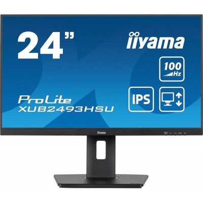 Monitor iiyama ProLite XUB2493HSU-B6 24'' FullHD AMD Free-Sync IPS LED Nero Opaco