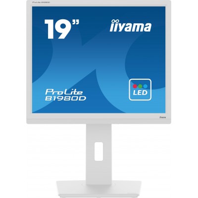 Monitor iiyama B1980D-W5 19'' SXGA TN VGA DVI LED Bianco