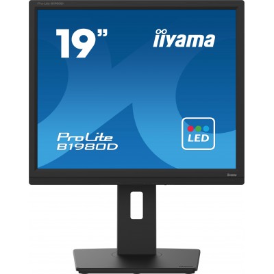 Monitor iiyama PROLITE B1980D-B5 19'' SXGA, TN, VGA, DVI LED Nero