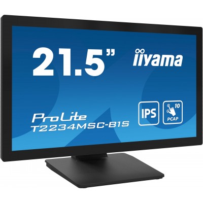 Monitor iiyama ProLite T2234MSC-B1S 21'' FullHD IPS VGA HDMI DisplayPort LED Nero Opaco