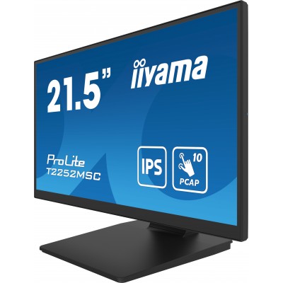 Monitor iiyama ProLite T2252MSC-B2 21'' FHD IPS Touchscreen HDMI LED Nero Opaco