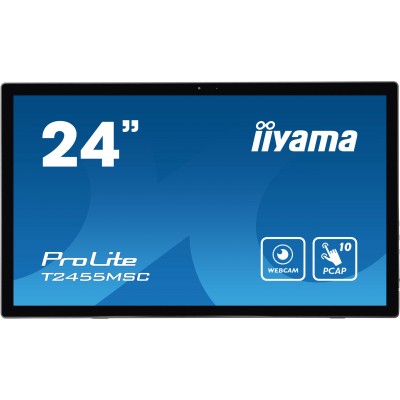 Monitor iiyama ProLite T2455MSC-B1 24'' FullHD IPS Touchscreen LED Nero