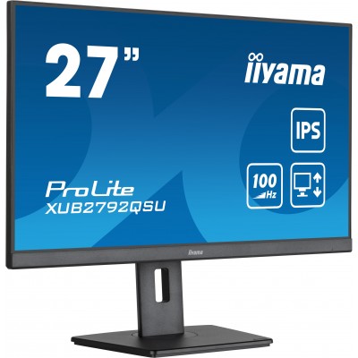 Monitor iiyama ProLite XUB2792QSU-B6 27'' WQHD IPS AMD Free-Sync LED Nero Opaco