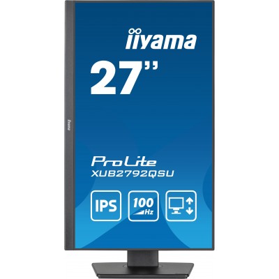 Monitor iiyama ProLite XUB2792QSU-B6 27'' WQHD IPS AMD Free-Sync LED Nero Opaco