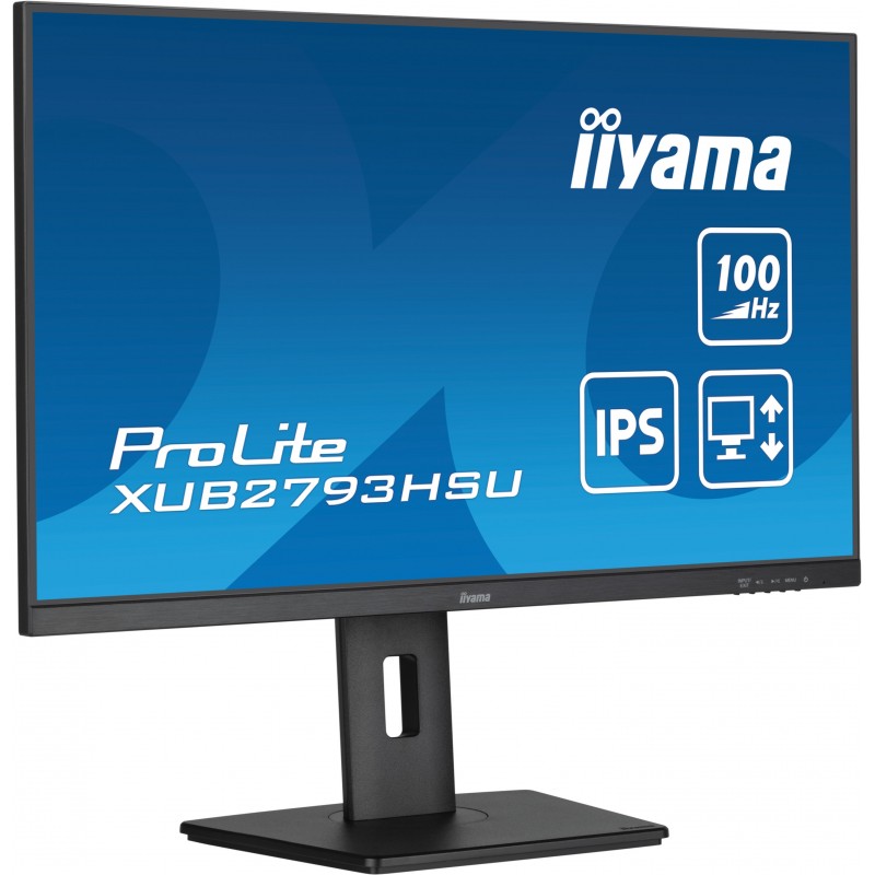 Monitor iiyama ProLiteXUB2793HSU-B6 27'' FullHD AMD Free-Sync IPS LED Nero Opaco