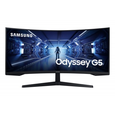 Monitor SAMSUNG Odyssey G5 C34G55TWWP 34'' UWQHD VA AMD Free-Sync Curvo Nero