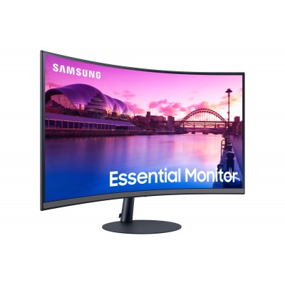 Monitor SAMSUNG S29C S27C390EAU 27'' FullHD AMD Free-Sync Curvo LED Nero
